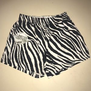 Soffee zebra print shorts
